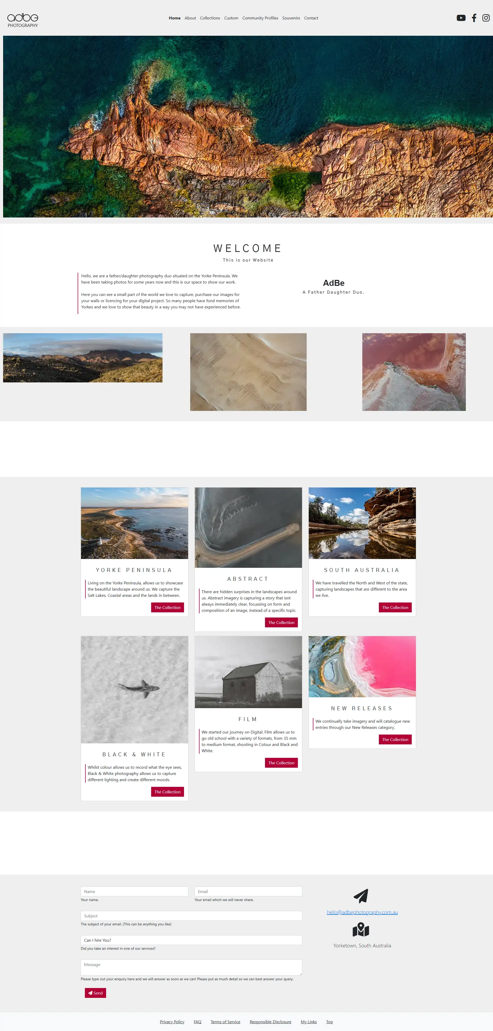 adbephotography.com.au screenshot