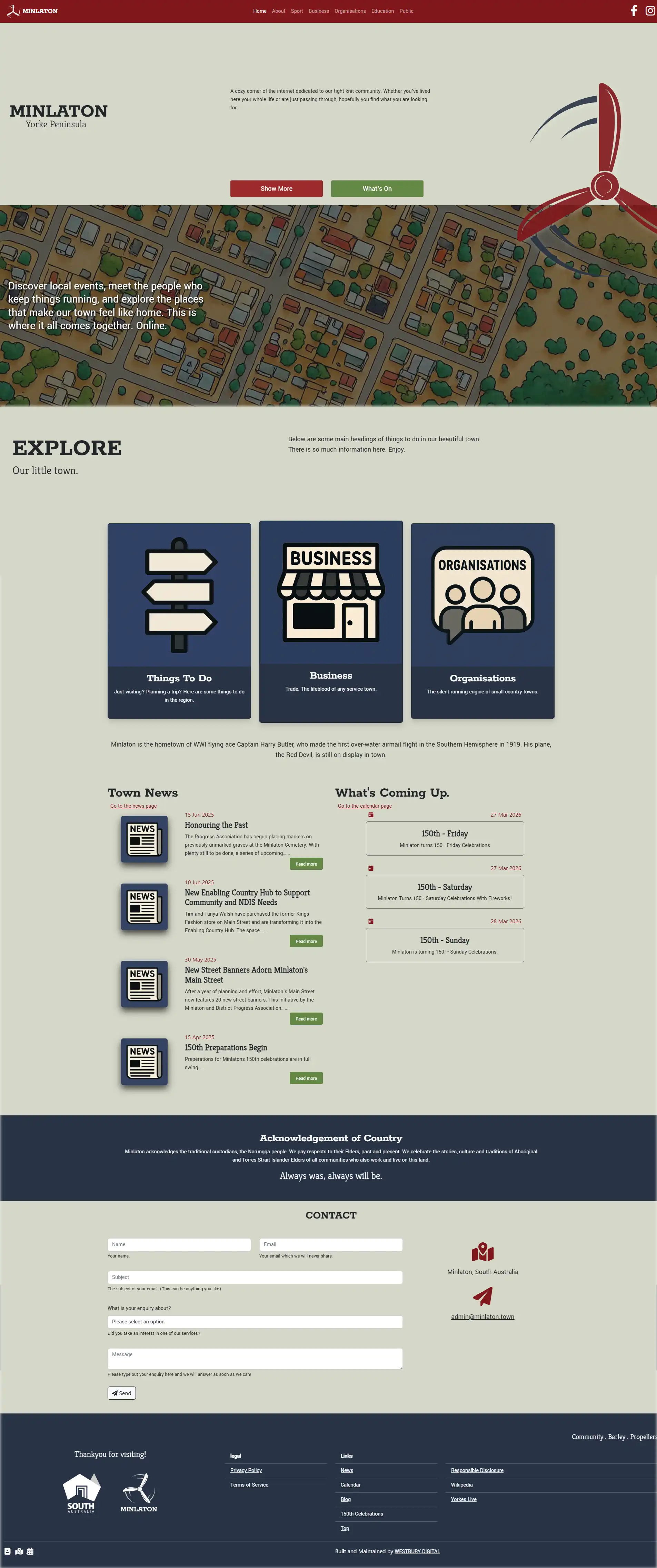 minlaton.town screenshot